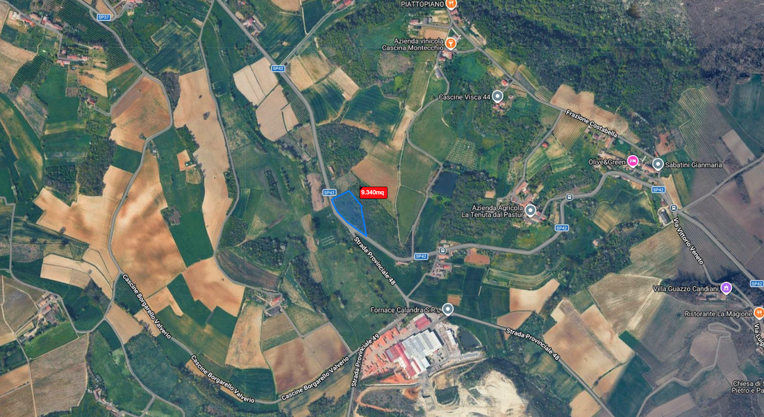 ottiglio vendesi terreno agricolo